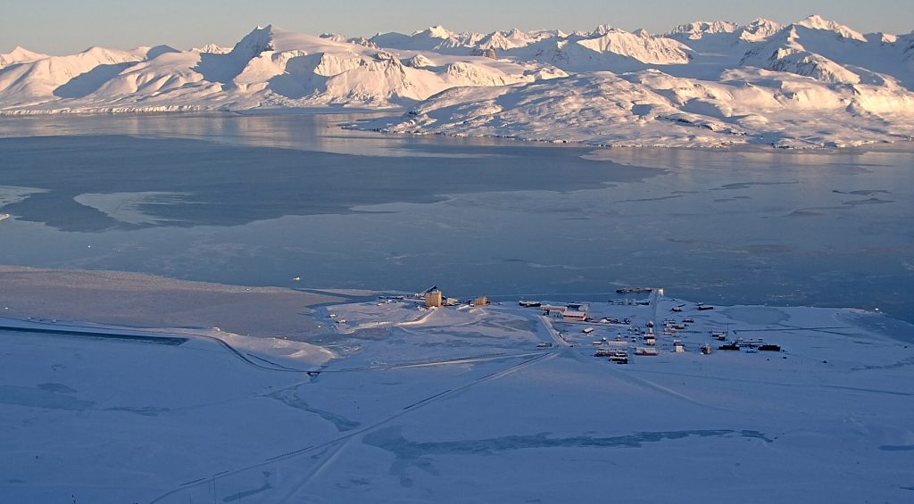 Spitzberg, webcams, cartes,liens météos et scientifique pour Ny-Ålesund, le village polaire