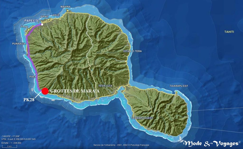 Tahiti Les Grottes De Maraa Paea Mode Et Voyages